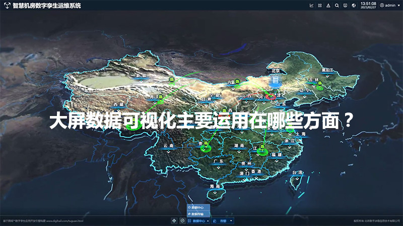 大屏数据可视化主要运用在哪些方面？